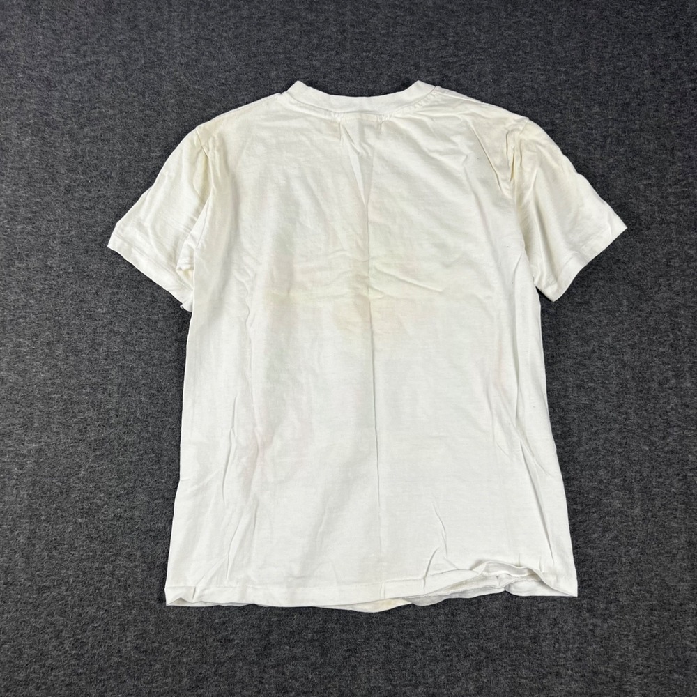 Vintage 1989 Hanes Beefy-T Los Angeles Pop Art Souvenir Shirt Medium Made in USA - Picture 4 of 8